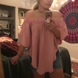 ANTHROPOLOGY OFF THE SHOULDER SWEATER!!!😍